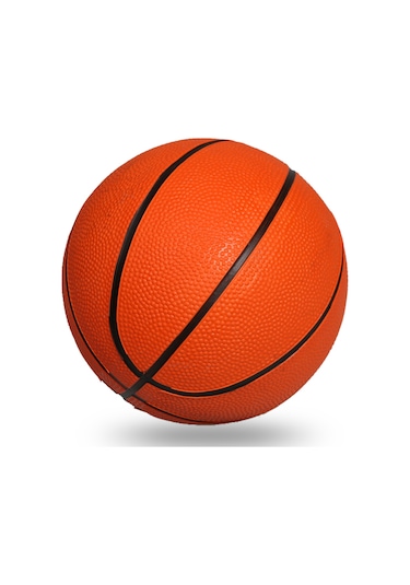 Dianziye Portatif Basketbol Topu Seti - Şişirme Pompası Dahil, 13 Cm Kauçuk Top