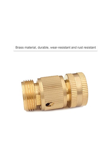 Qingmipy 3/4" Pirinç Bahçe Hortumu Bağlantısı - Su Geçirmez Ve Dayanıklı Diğer