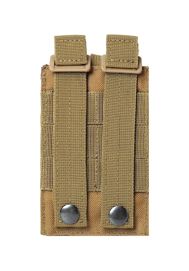 Yifomall Çok Fonksiyonlu 900d Oxford Kumaş Taktik Radyo Çantası - Halka Takma Aleti Çantası Kahverengi