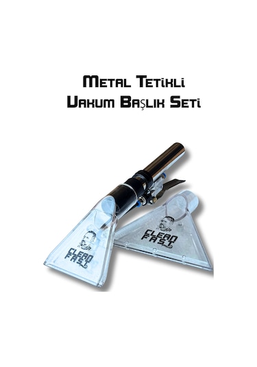 Halı Ve Koltuk Yıkama Başlığı Vakum Aparatı Metal Tetikli Cleanfast Uyumlu