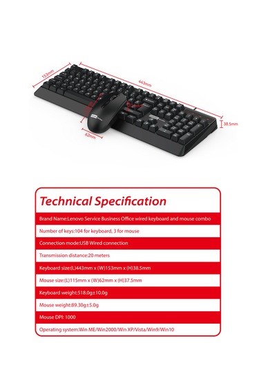 Km150 Kablolu Klavye Mouse Set Q Türkçe Siyah 870042256 Optik