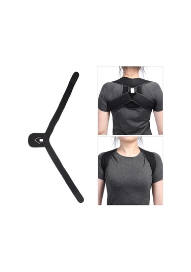 Ayarlanabilir Üst Arka Omuz Desteği Duruş Düzeltici Yetişkin Korse Omurga Brace Sırt Kemeri, Boyut: S Ten Rengi
