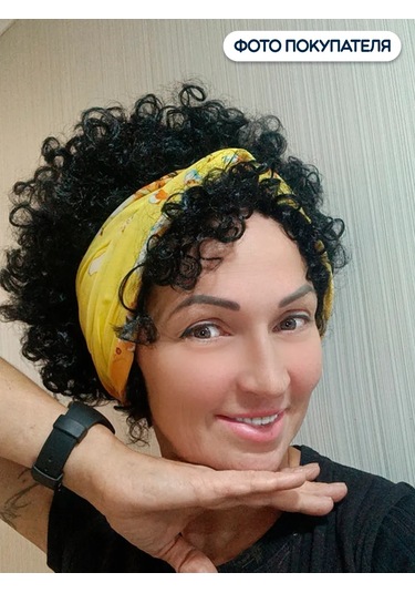 Riota Afro Kıvırcık Karnaval Peruğu 142647402 Siyah