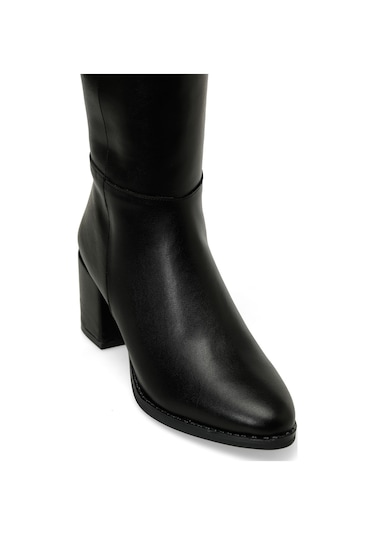 Butigo 24k-996 4pr Siyah Kadın Topuklu Çizme 000000000101925018 Siyah