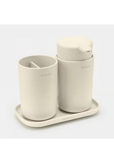 Brabantia Renew 3 Parça Banyo Seti Soft Bej 223402 Diğer