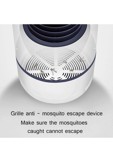 Dancemonkey Usb Güçlü Fotokatalitik Sivrisinek Öldürücü Lamba - Beyaz, Çocuk Güvenliği İçin İdeal