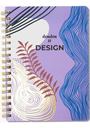 Denden Redactar Mor 17x24 Çizgili Defter Çok Renkli