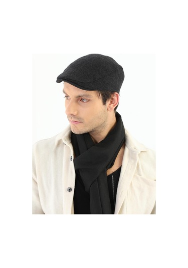 Kışlık Spor Kasket Antrasit Çok Renkli