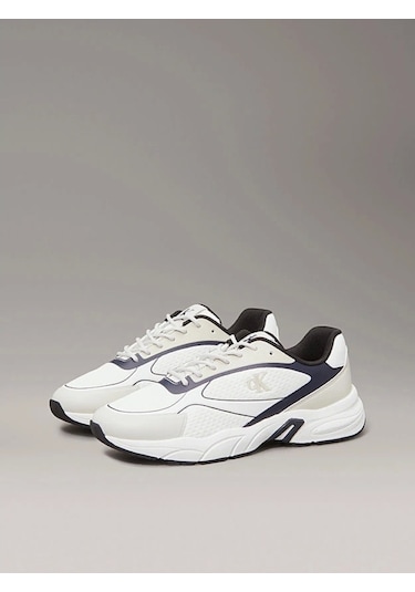 Tommy Hilfiger Erkek Beyaz Kalın Tabanlı Sneaker Çok Renkli