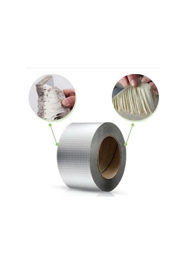 Bay-Tec Su Sızdırmaz Bant 72Mmx2Mt - Çamur Bant Çatı Tamir Bandı