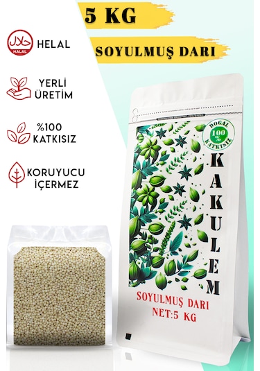 Kakulem Sertifikalı Soyulmuş Darı Kabuksuz Darı 5 Kg