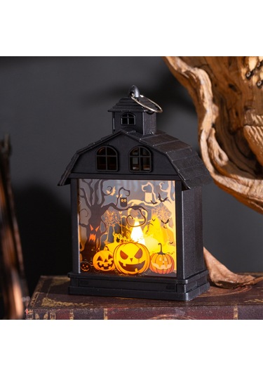 Suofeng Korku Atmosferi Yaratan Klasik Halloween Feneri - Balkabaklı, İskelet Dekoratif Partı Aleti Çok Renkli