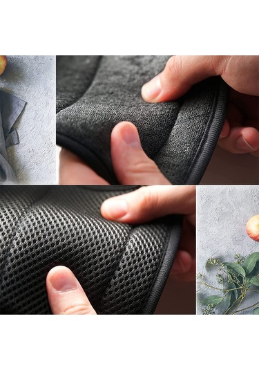 Yaozixa Mutfak Lavabo Sulu Kaçırma Engelleyici, 4 Adet Mikrofiber Su Emici Ped, 14x37 Cm, Anti Kayma, Ev/banyo/rv Kullanıma Uygun