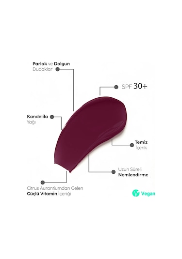 L'albuces Raspberry Plump Lip Balm SPF30