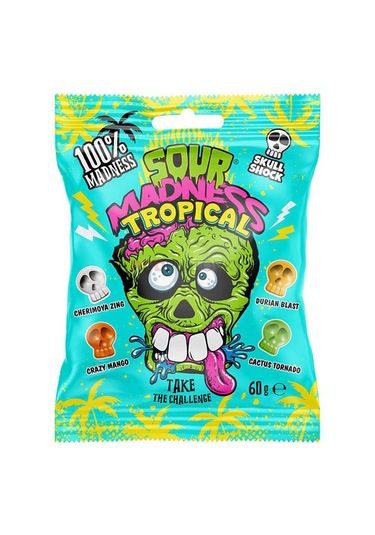 Sour Madness Tropical Challenge Candy 60g