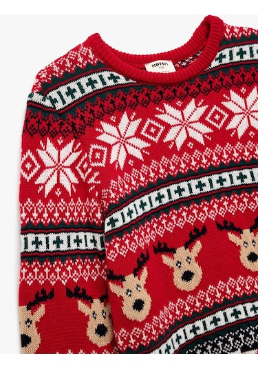 Koton Kırmızı Erkek Çocuk Kazak 6wkb90012tt Kırmızı