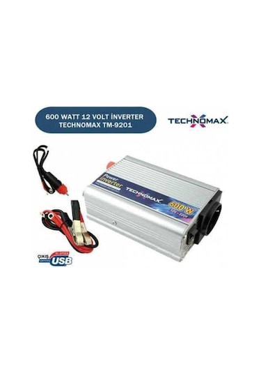 Technomax 600 Watt 12 Volt Inverter Technomax Tm-9201