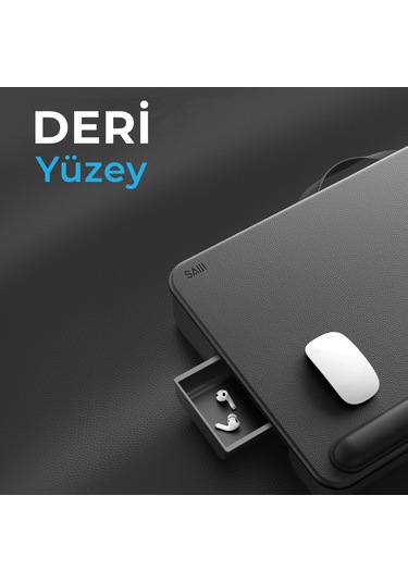 Bix Saiji Gx3 Taşınabilir Laptop Standı 17 İnç Laptop Telefon Uyumlu Katlanabilir Hafif Ergonomik Tasarım Siyah Siyah