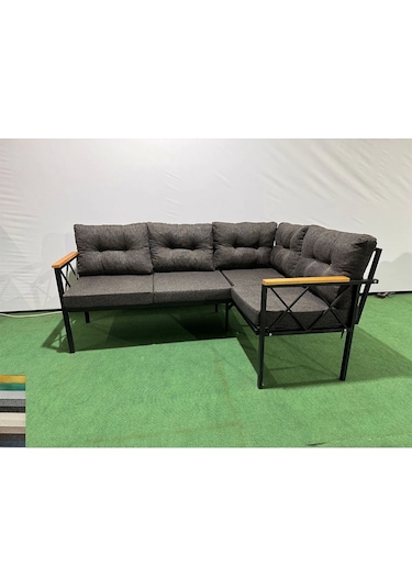 2+2 Köşe Balkon-bahçe-kafe,çay Seti,koltuk Takımı,oturma Grubu,ofis Koltuğu Antrasit