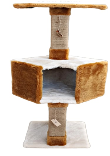 İkonik Kedi Evi Krem