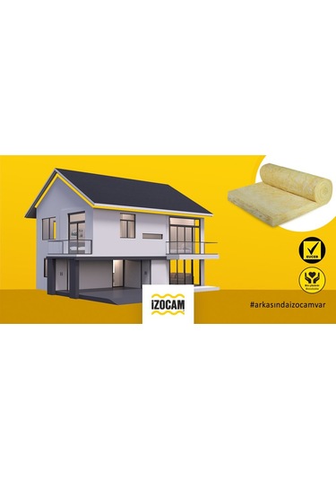 İzocam Çatı Şiltesi 800x120x10 Cm 9,60 M2