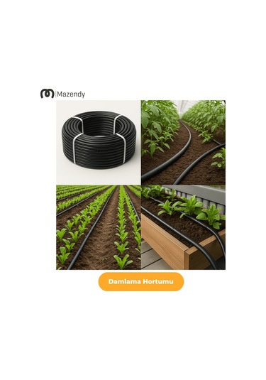 16 Mm 350 Metre 40 Cm Damlama Sulama Hortumu Seti 24 Li Set