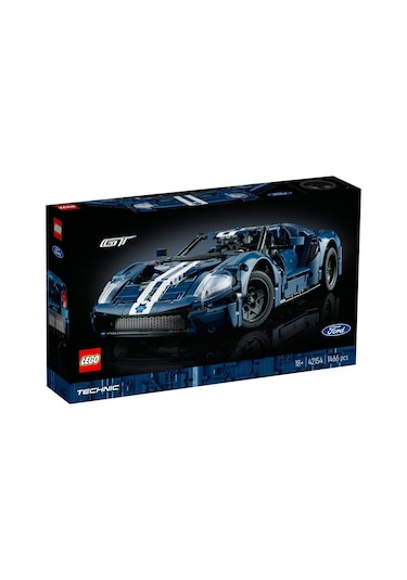 LEGO® Technic 2022 Ford GT 42154 - Yetişkinler için Koleksiyonluk Yaratıcı Model Yapım Seti (1468 Parça)