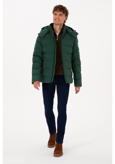 U.s. Polo Assn. Erkek Koyu Yeşil Mont 50312003-vr079 Koyu Yesil