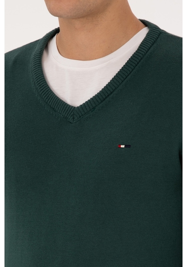 U.s. Polo Assn. Erkek Koyu Yeşil Kazak /triko 50313668-vr079 Koyu Yesıl