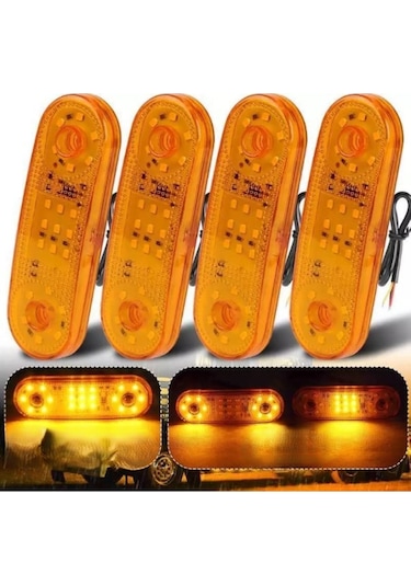 Ahmet Otomotiv 4 Adet 21 Ledli Çakar Led Lamba 12v-24v