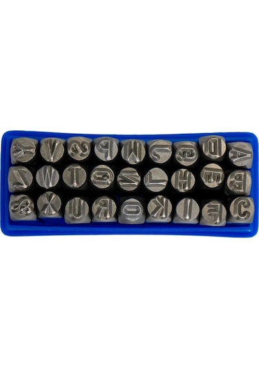 Partner Pt21215 Çelik Harf Zımba Takımı 5 Mm 3/16" 27 Parça