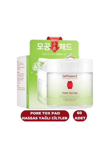 Cell Fusion C Pore Tox Pad Gözenek Bakım Pedi 60'lı
