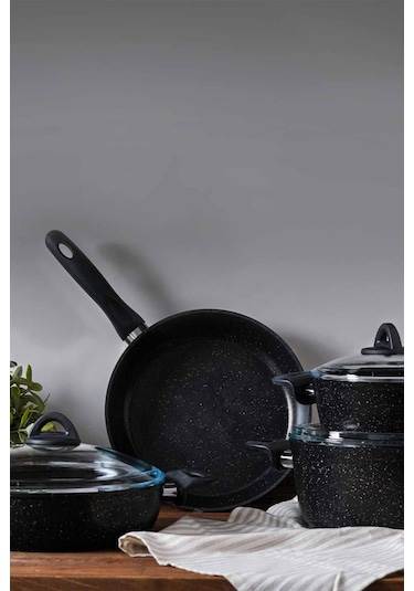 NEVA N3013 BİTTER MERCEK 7 PARÇA GRANİT SET
