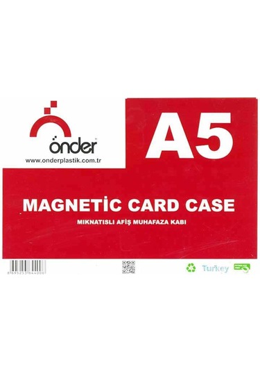 Önder Mıknatıslı Afiş Muhafaza Kabı A5