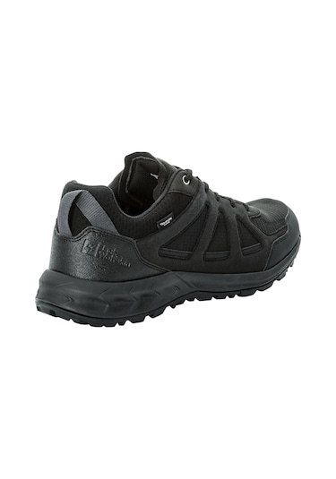 Jack Wolfskin Woodland 2 Texapore Low Erkek Outdoor Ayakkabısı Siyah Siyah