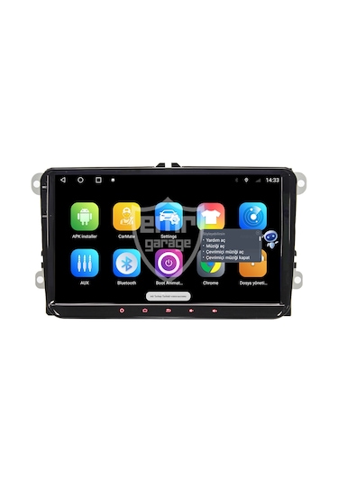 Vw Transporter Androıd 10 Carplay Multimedya Ekran 4Gb+64Gb