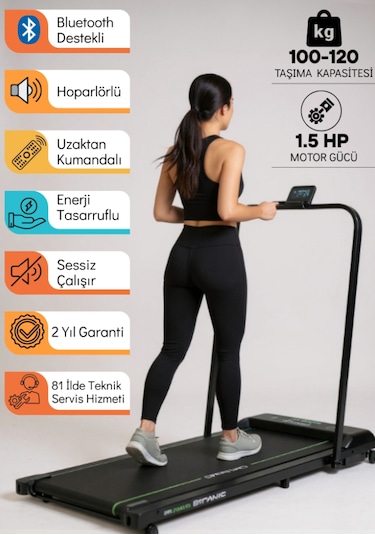 Dynamic Walkfitpad T500 Enerji Tasarruflu Yağlama Gerektirmeyen Koşu Bandı
