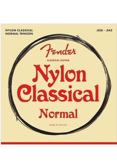 Fender 100 NYLON Klasik Gitar Teli CLEAR/SILVER (yeni versiyon)