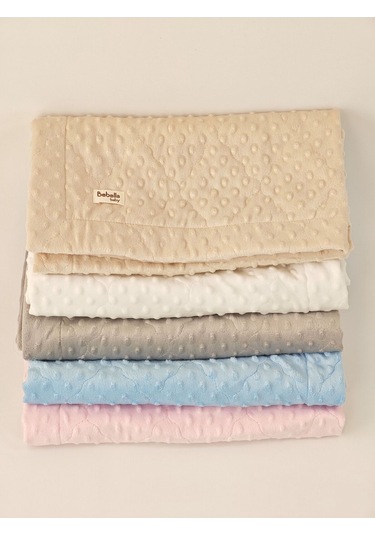 Kapitone Nohut Bebek Kundak Battaniyesi Çift Taraflı / Mevsimlik / Yenidoğan / Hastaane Çıkışı Bej