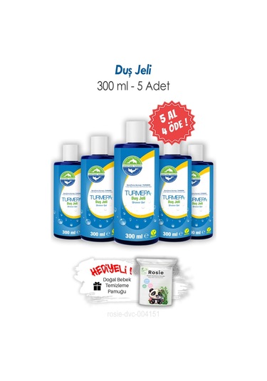 Turmepa 5 Al 4 Öde Duş Jeli 300 Ml Ve Rosıe Aloe Vera