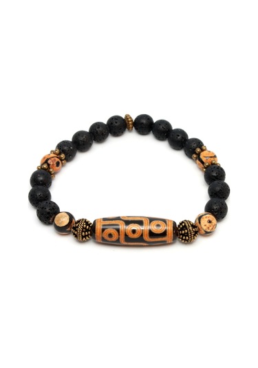 Ocean Pole Etnika Bileklik No12 Siyah