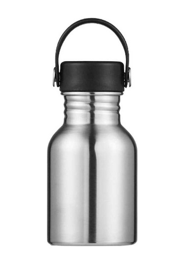 Maoyaya Suntek Paslanmaz Çelik Spor Bisiklet Su Şişesi 350 Ml Gri Pp Kapak Gri
