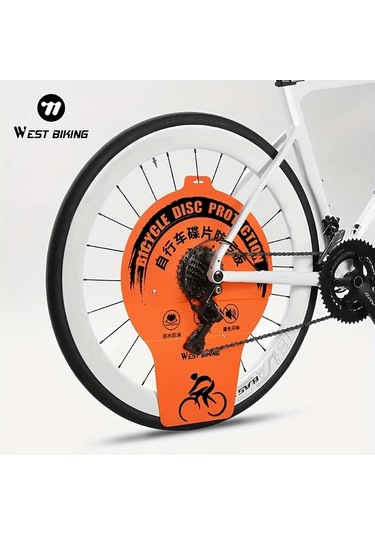 Willowhaven West Biking Bisiklet Disk Fren & Zincir Koruyucu Style B Çamur Yağmur Dayanıklı Pvc