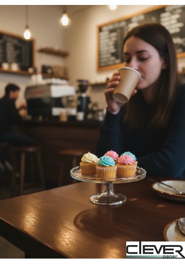 Clever Paper Tek Kullanımlık Kraft Kağıt Bardaklar 300 Ml 100 Ad 425057718 Bej