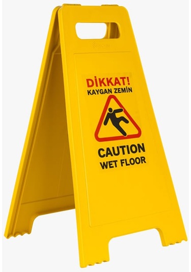 Kaygan Zemin Uyarı Levhası