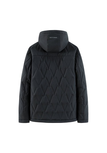 Rüzgar Geçirmez Pamuklu Kadife İçi Büyük Beden Erkek Kaban Koyu Gri