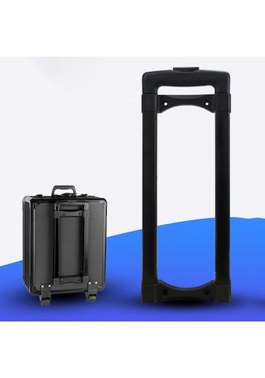 Homyl Dıy Bavul Gerilebilir Kolu Tamir Parçaları Dışarı Siyah