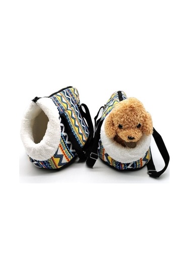 Hangfox Klasik Stil Köpek/kedi Taşıma Çantası - Askılı Dışarı Çıkış Torbası Büyük Boy 55x26x27cm, 6 Kg'a Kadar