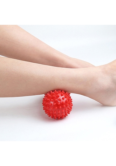 Vkemall Pvc Masaj Topu - Kas Gevşetici, Yoga Ve Fitness İçin Kompakt Tasarım, Mor Renk Seçeneği Çok Renkli