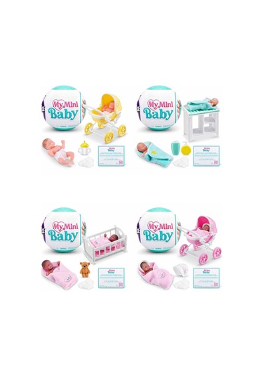 1 Adet Aksesuarlı Sürpriz Mini Baby Babek Paket - 1 Adet - 9.5 Cm